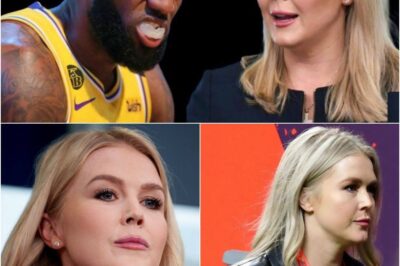Karoline Leavitt responded to LeBron James with just 17 words after he called her ‘𝙆𝙆𝙆 𝘽arbie’—And in that frozen moment, Karoline’s voice was polite and calm—forcing LeBron to face the much larger consequences he’d been trying to avoid for years. It revealed more about his past than any journalist ever did. And it came too fast.