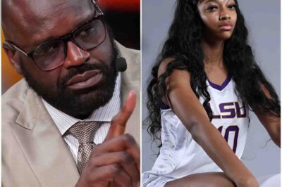 Shaquille O’Neal Shocks with Controversy – Calls WNBA Star Angel Reese a “B*tch and Idiot” Live on Air, Igniting Social Media Fury, and Angel Reese’s Response Makes the Drama Explode Further