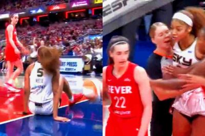 Caitlin Clark made one move and Angel Reese went flying, but what happened after the foul—how Reese reacted, how the crowd froze, how even Clark didn’t blink—told us everything we need to know about where this rivalry is headed.