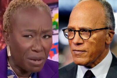 NBC SHAKEN – Lester Holt’s Exit Confirmed Just Days After Joy Reid’s Firing: Is This the Quiet Collapse of a Media Dynasty?
