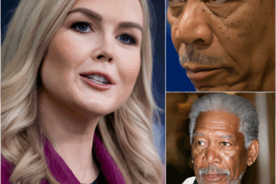 Fans Are Losing Their Minds After Karoline Leavitt Boldly Confronted Morgan Freeman on Live TV — But His Wasn’t Ready For What Karoline Leavitt Said Next — His Face Said It All
