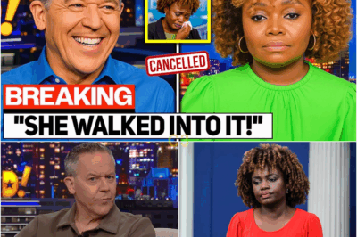 BREAKING: Greg Gutfeld Just COLLAPSED Karine Jean-Pierre’s Press Room—And Her Off-Camera Reaction Says EVERYTHING