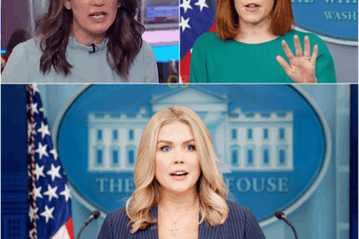 THE NIGHT KAROLINE LEAVITT LOST CONTROL: When Jen Psaki’s Line Froze the Studio—and Jessica Tarlov Finished What Everyone Else Was Afraid to Say