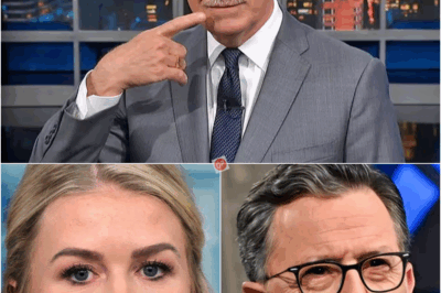‘You wanted airtime. Now you’ve got a legacy’ — Karoline Leavitt ‘destroyed’ the late-night talk show, causing the studio to spiral into chaos live on air… But Stephen Colbert struck back with two devastating counterattacks — and his final line left Karoline humiliiated nationwide: ‘Is that all you’ve got?’