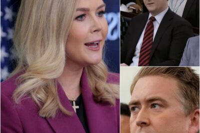 “ASK YOURSELF WHY YOU NEVER QUESTION HIS MONEY.” — Karoline Leavitt Turns the Tables on Peter Doocy in Ruthless Press Room Clash That Left Reporters Stunned