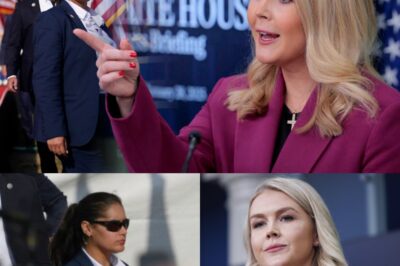 “CLEARANCE BADGE. BLURRED VISION. NO ACCOUNTABILITY.” Karoline Leavitt Calls Out the Quiet Failure Behind the Attack — and the Woman Who Still Hasn’t Answered the Only Question That Matters