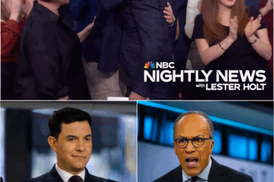 1 MINUTE AGO: Lester Holt Signs Off NBC Nightly News—But His Replacement DROPS A BOMBSHELL That Threw the Studio into TOTAL CHAOS! What began as a historic farewell to one of the most respected names in journalism ended in chaos when his successor delivered a line that left colleagues speechless and the internet ablazzeze.