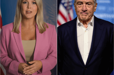 “YOU’RE JUST A BITTER OLD ACTOR” — Karoline Leavitt Thought She Crushed De Niro, Until His Brutal Comeback Made the Whole Room Erupt