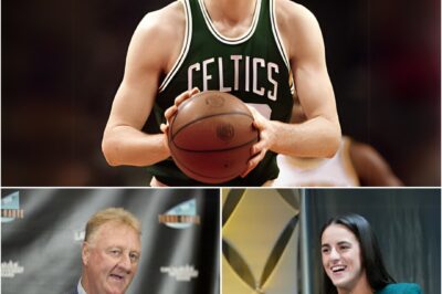 “I’ve stayed silent long enough.” NBA legend Larry Bird just delivered a message to Caitlin Clark that was blunt as a hammer — and his words are shaking the WNBA to its very core. But what happened 6 minutes later is what truly left the entire league stunned into siilence.