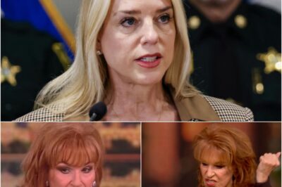 “YOU’RE NOT A COMEDIAN. YOU’RE JUST MEAN.” — Pam Bondi Turns the Tables, Leaves Joy Behar STUNNED in Brutal Daytime Showdown