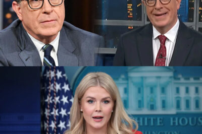 Culture Clash Erupts on Colbert: Karoline Leavitt Hijacks Late Night, Leaves the Studio—and America—Stunned