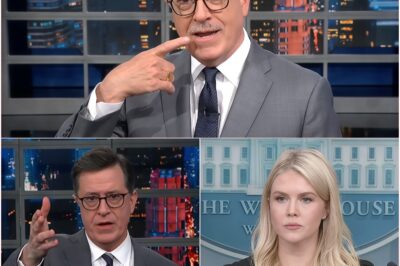 ‘Karoline Leavitt Walked In to Bury Stephen Colbert — But One Sentence Left Her Completely Exposed on Live TV’. She came to humiliate. He came with the truth. And in just seconds, her silence said everything.