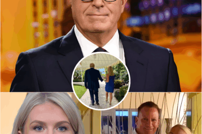 “Your wife’s just a prop” — Karoline Leavitt Crossed a Line Colbert Didn’t Let Slide on Live TV… But What He Exposes Next Left Her Frozen in Restless Silence.