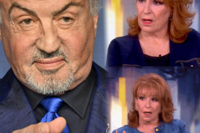 “THE VIEW COLLAPSES: Sylvester Stallone Kicked Off After Explosive Clash With Joy Behar, Leaving The Audience Stunned!” It wasn’t loud. It wasn’t angry. It was cold, sharp, and straight to the point. One moment — just one, and Sylvester Stallone was thrown off The View after a heated confrontation with Joy Behar. What began as a routine promotional interview quickly escalated into the most explosive daytime TV clash ever. Watch as Joy launches a calculated attack on Stallone’s career, politics, and personal life, only to have it spectacularly backfire when the Rocky star refuses to back down. This showdown shows exactly what happens when someone stands up to a daytime TV bully, and the ending will leave you speechless. You won’t believe how it all ends and who the audience sides with