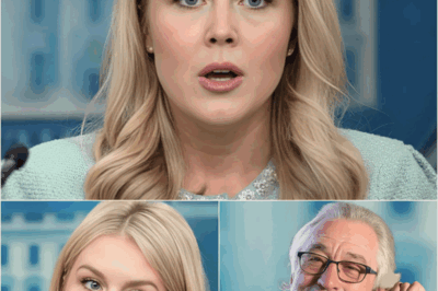 Robert De Niro Silences Karoline Leavitt in Brutal Takedown on Live Television— And Eight Words Later, She Never Spoke Again.