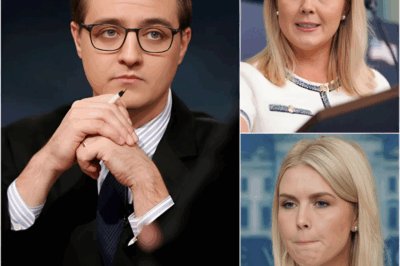Karoline Leavitt tried to handle Chris Hayes live on air with just one sentence — butt she didn’t expect his completely unprepared reply would hand her a bitter ending right on the spot.