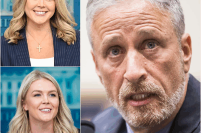 Karoline Leavitt Sparks Speculation She Has Quietly Abandoned a Signature Part of Her Identity — After Jon Stewart’s Brutal Joke Went Viral