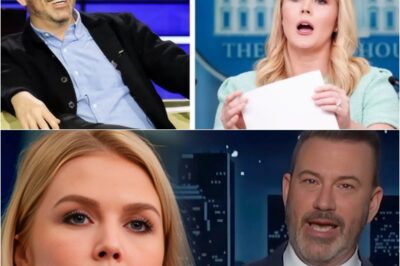 “YOU WANTED A SPOTLIGHT? HERE IT IS.” Jimmy Kimmell Publicly Dismantles Karoline Leavitt in Brutal Live Exchange—Studio Explodes, Internet Cheers