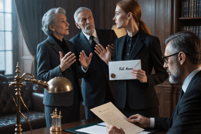 My Rich Aunt Left Me Everything. My Parents Who Abandoned Me 15 Years Ago Suddenly Showed Up…