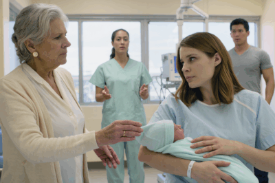 I was in labor when my mother-in-law burst into the delivery room, screaming that my baby belonged..