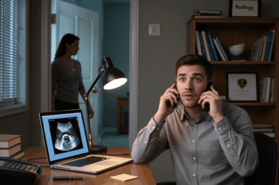 I SENT A COPY OF MY WIFE’S LATEST ULTRASOUND TO MY SISTER A LEADING RADIOLOGIST TO SHARE THE GOOD…