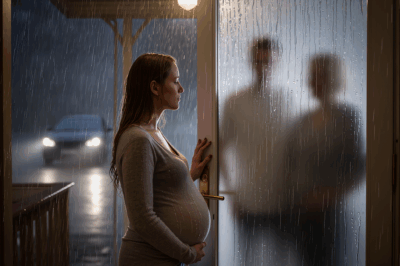 MY HUSBAND AND HIS MOTHER LOCKED ME OUT IN THE RAIN AT NIGHT-WHILE I WAS SIX MONTHS PREGNANT…