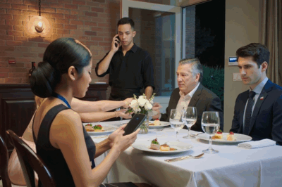 MY DAD SAID: ‘COME EARLY, WE’LL CELEBRATE’ WHEN I ARRIVED, THE WAITER HANDED ME A NAME TAG THAT READ