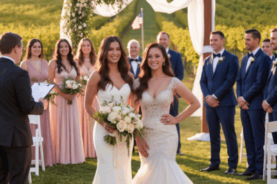 My best friend wore a white gown to my wedding, so I replaced her on the spot