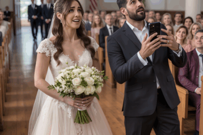 My fiancé’s phone rang during our vows with the most romantic ringtone I’d ever heard