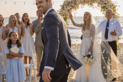 What shocking thing happened at a wedding that made everyone freeze up at once?