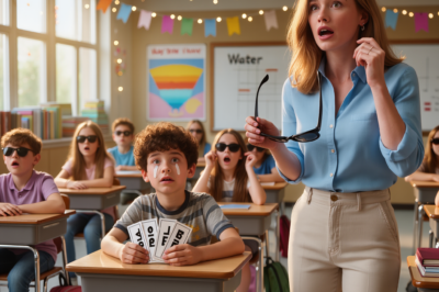 My first day subbing 6th grade, every kid wore sunglasses. I asked why and they said…